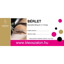 Szemöldök - Szempilla bérletek