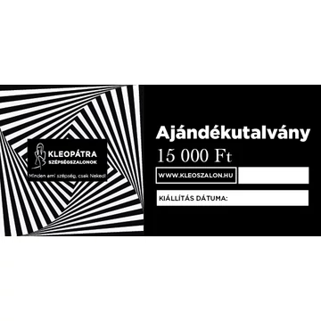 15000 Ft értékű Ajándékutalvány 5 darab