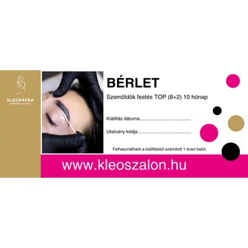 Vidék Szemöldök festés TOP (5+1) 6 hónap