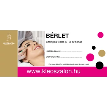 Vidék Szempilla festés (5+1) 6 hónap