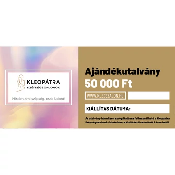 50000 Ft értékű Ajándékutalvány