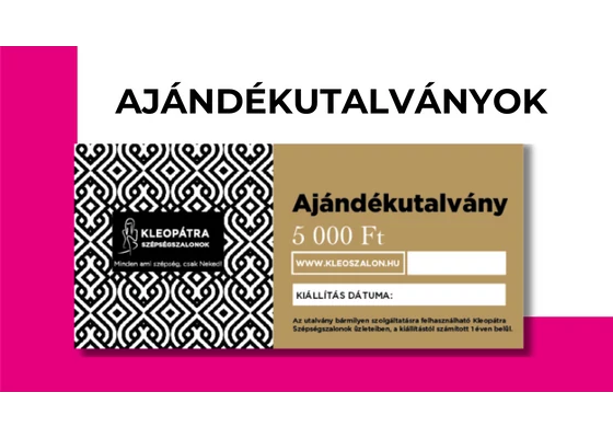 Ajándékutalványok