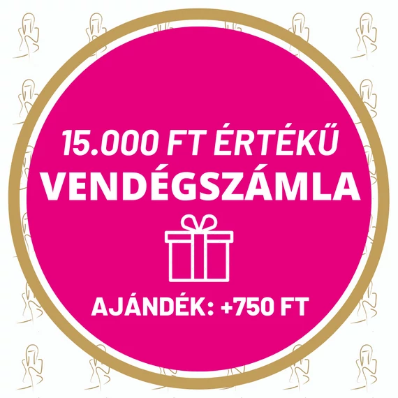 15.750 Ft értékű vendégszámla