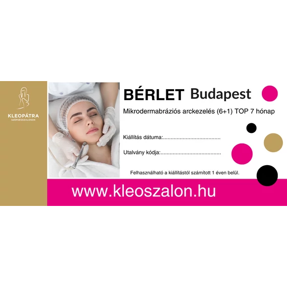 Budapest Mikrodermabráziós arckezelés - Bőrcsiszolás (6+1) TOP 7 hónap