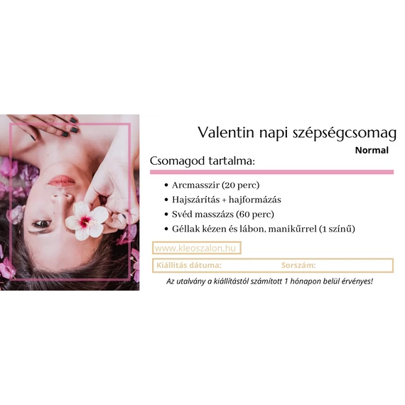 Valentin napi Szépségcsomag